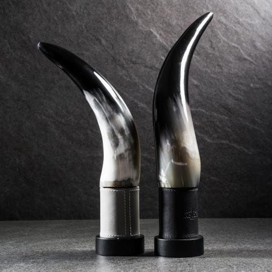 Forge de Laguiole Genuine Aubrac Cattle Horn Pepper Mills