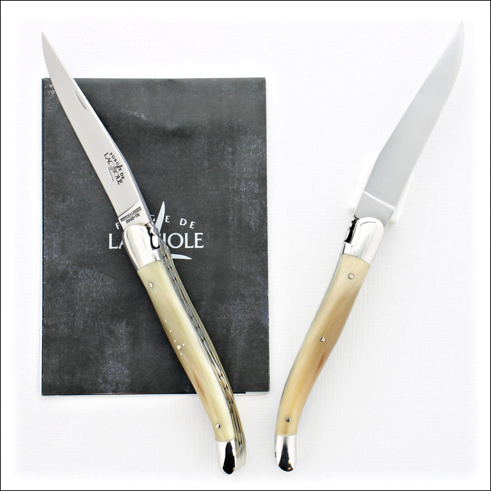 12 cm Carvé Cascades Series - Light Horn Tip Handle