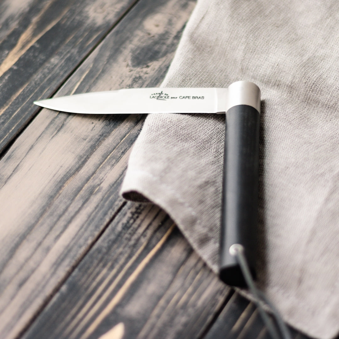 André et Michel Bras 12 cm Black Vegetal Fiber Handle