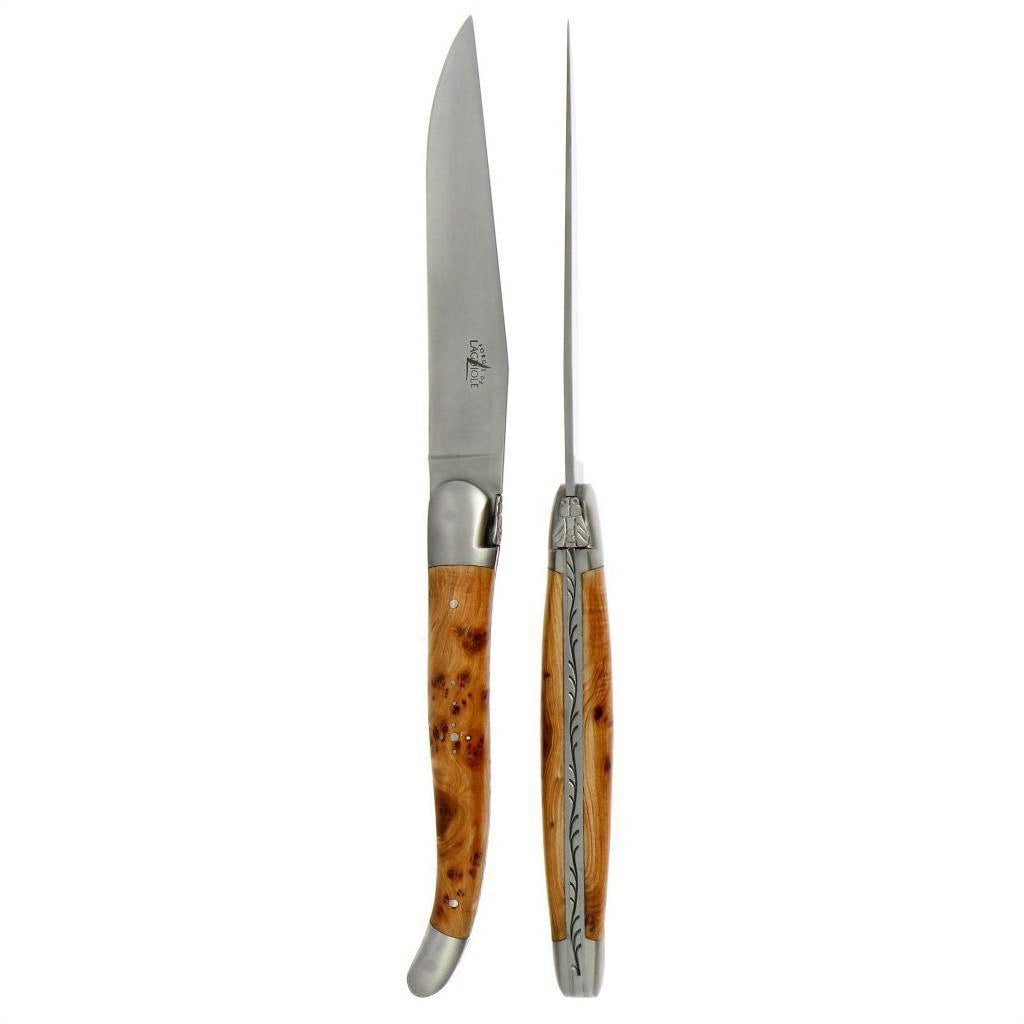 https://www.forge-de-laguiole-usa.com/cdn/shop/files/Forge-de-Laguiole-2-Piece-Steak-Knife-Set-Juniper-Handle-Satin-Finish_1600x.jpg?v=1694250573