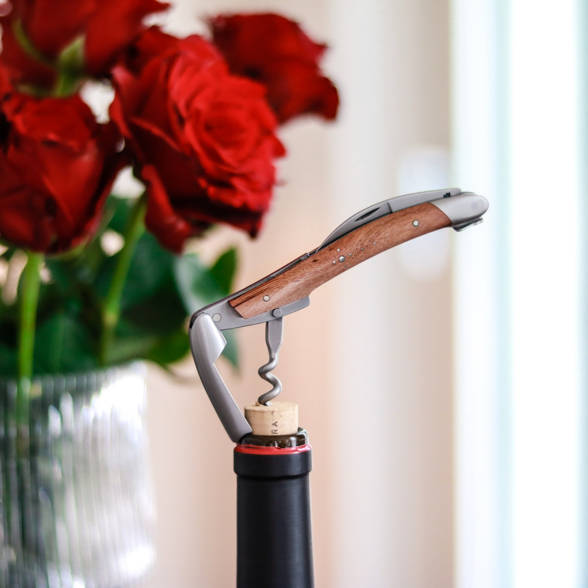 Forge de Laguiole Corkscrew Grape Vine Wood - Satin