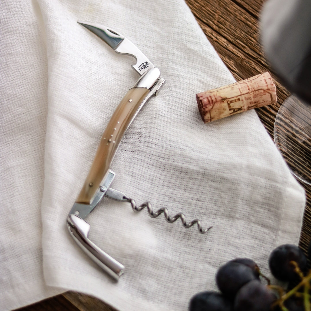 Forge de Laguiole Corkscrew Horn Tip Handle