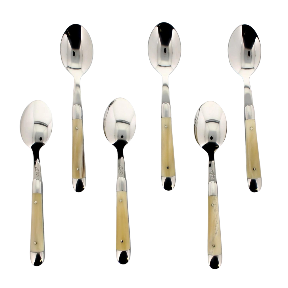 Forge de Laguiole Dessert Spoons Horn Tip
