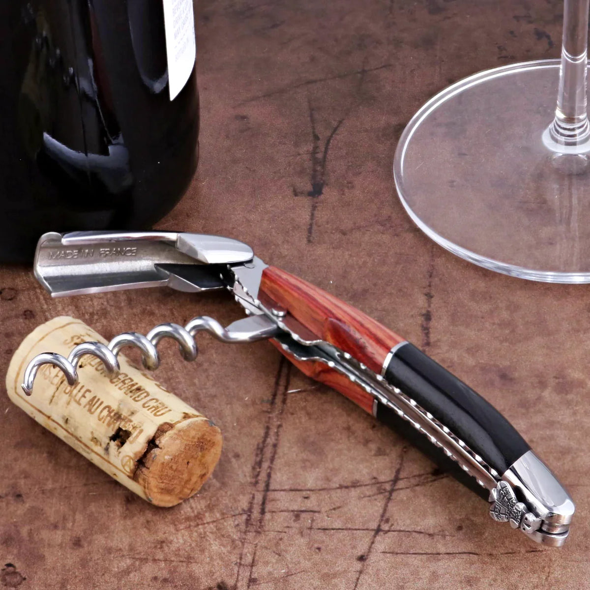 Forge de Laguiole Equinox Corkscrew - Rosewood & Ebony