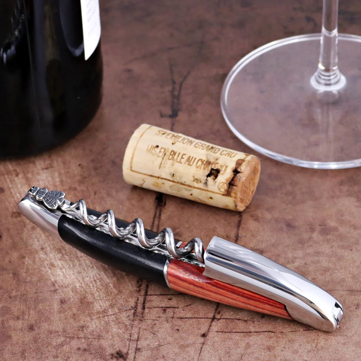 Forge de Laguiole Equinox Corkscrew - Rosewood & Ebony
