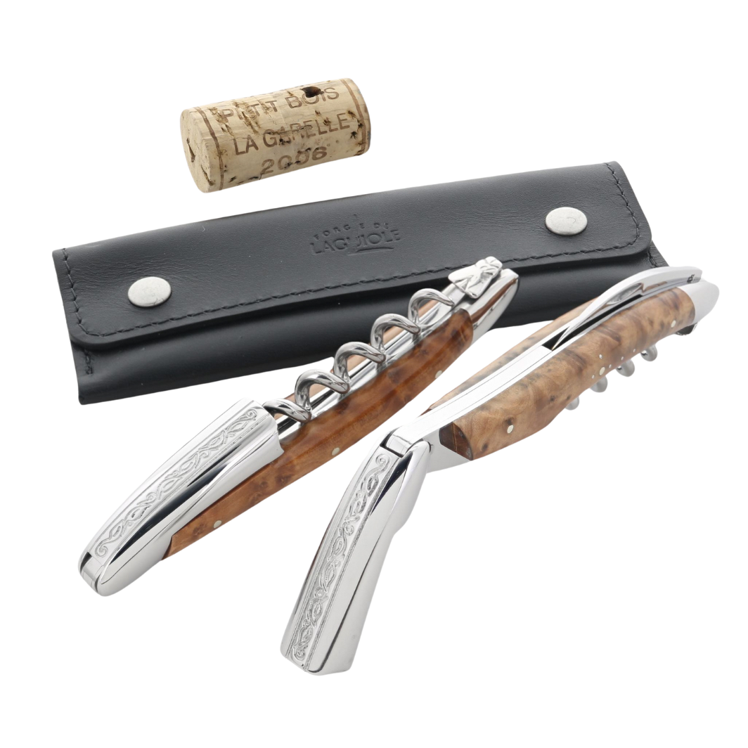 Forge de Laguiole Pinot Noir Corkscrew Thuya Handle - Shiny
