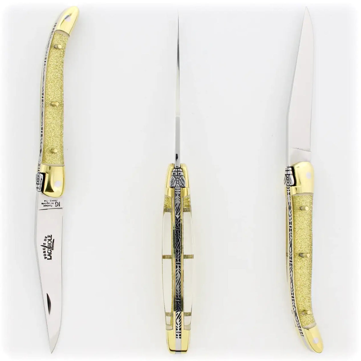Forge de Laguiole Tradition 9 cm Golden Spangles