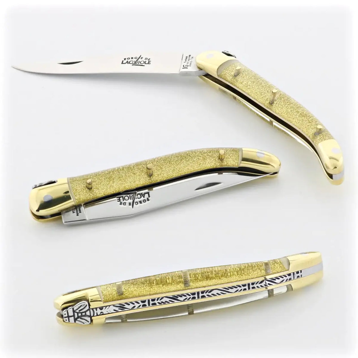 Forge de Laguiole Tradition 9 cm Golden Spangles