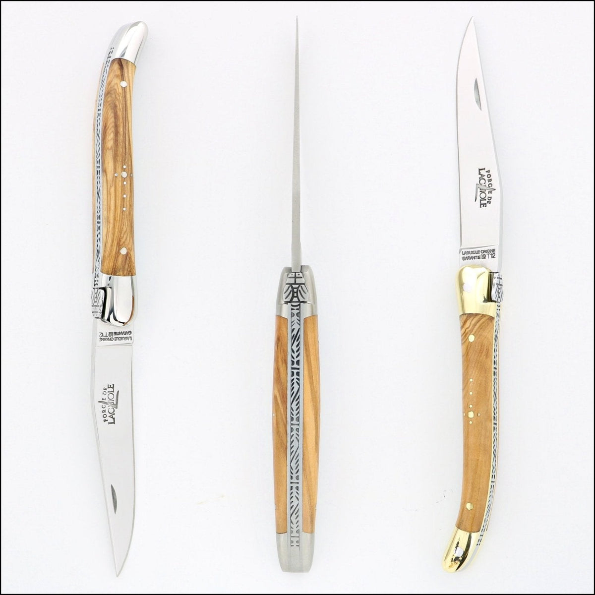 Forge de Laguiole Tradition 9 cm Olive Wood-POCKET KNIFE
