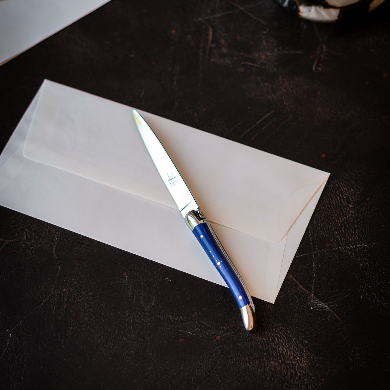 Letter Opener Blue Handle