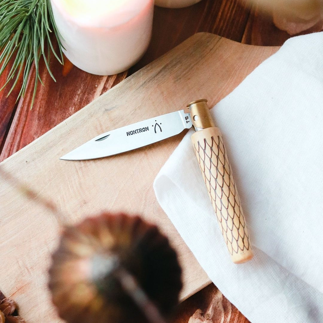 Nontron Pocket Knife No25 - Feathered Grand Duc