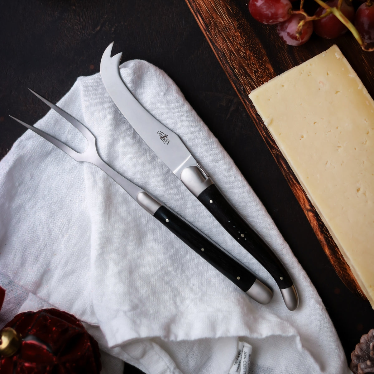 Tradition Cheese Set Ebony Satin Finish