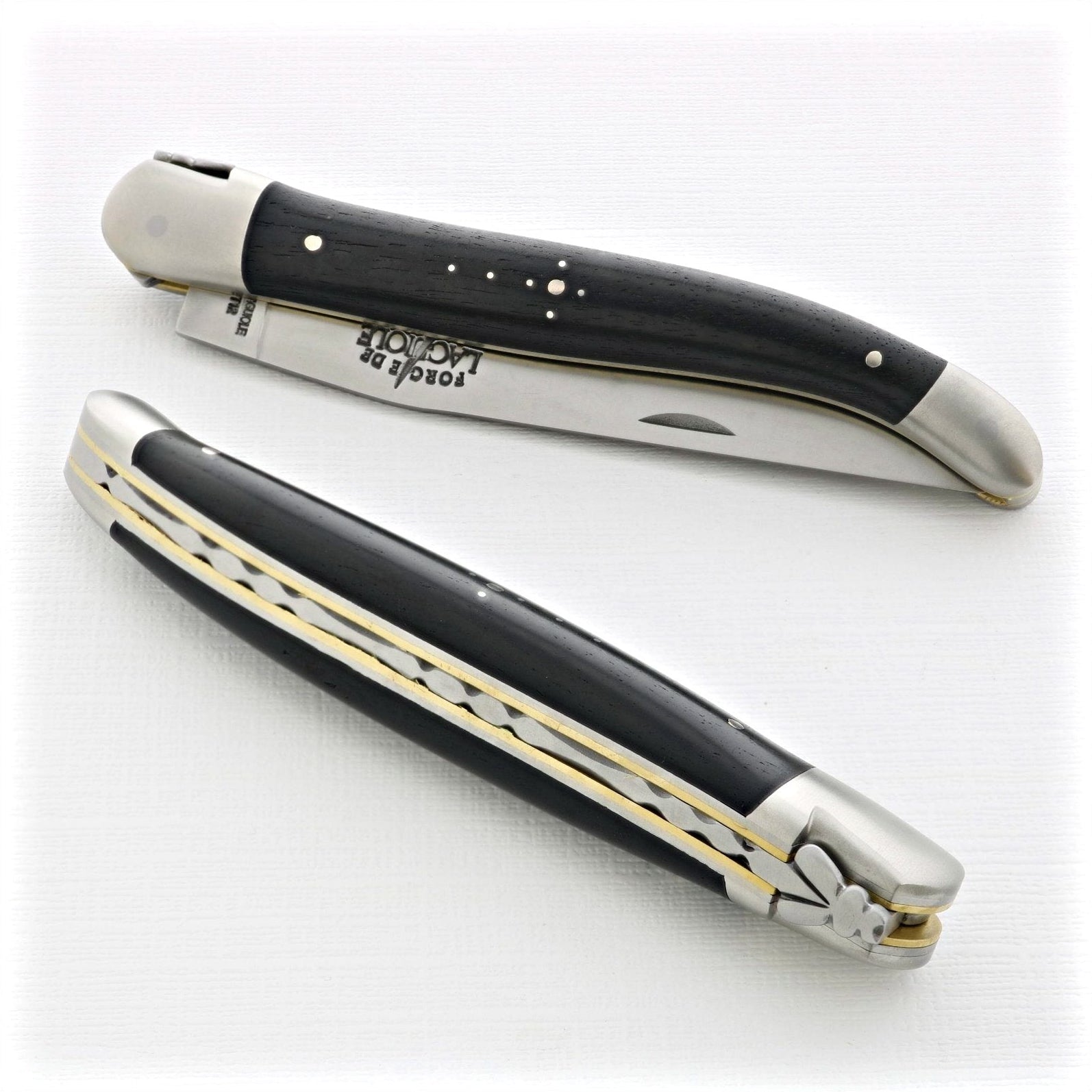 12 cm Carvé Cascades Series - Ebony Handle - Satin