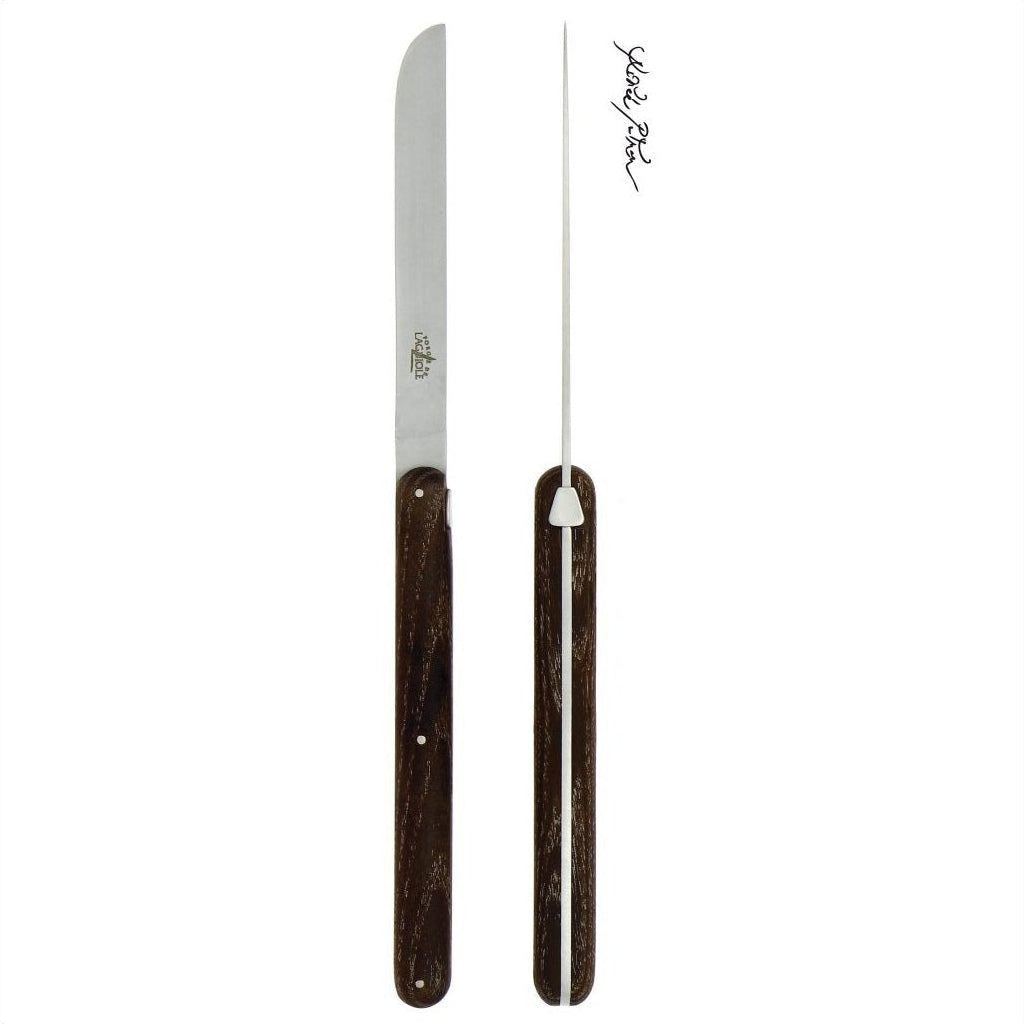 Andrée Putman Set of 2 Ash Tree Steak Knives