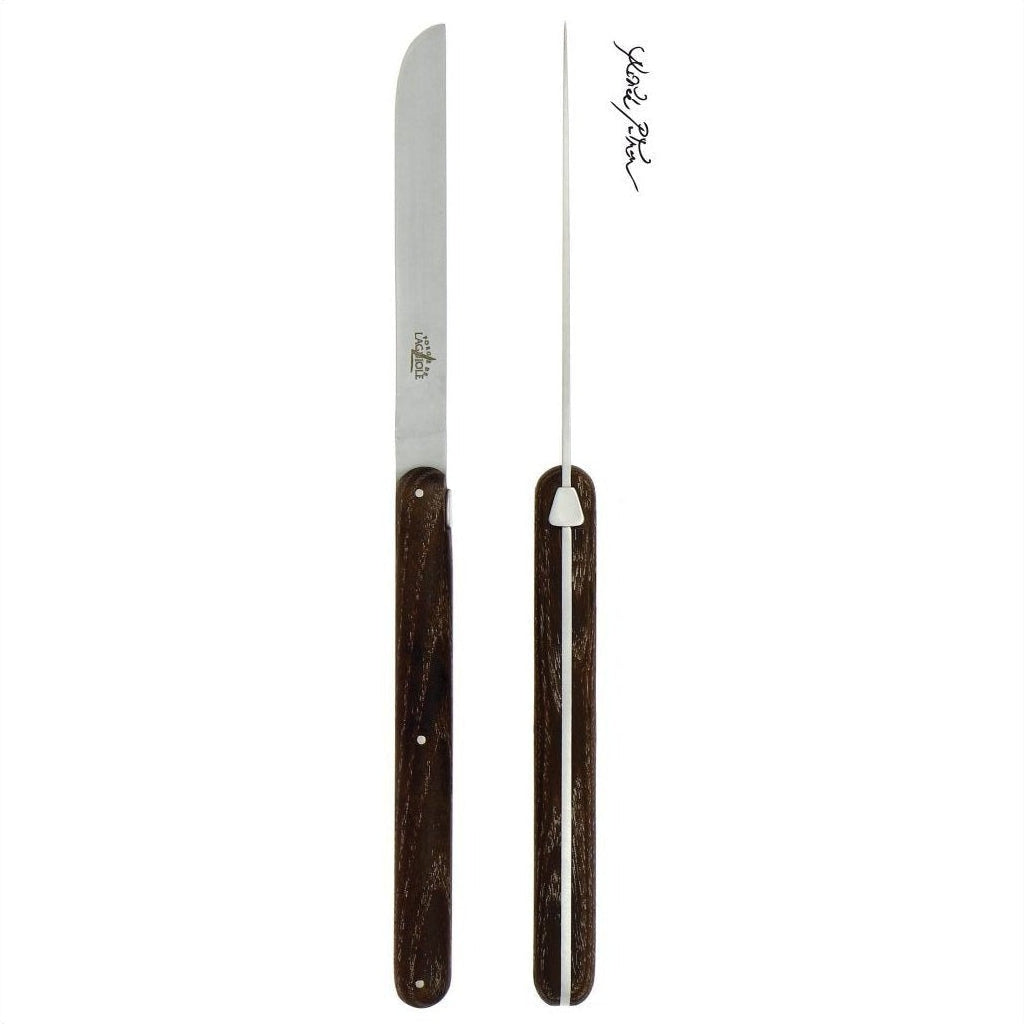 Andrée Putman Set of 2 Ash Tree Steak Knives