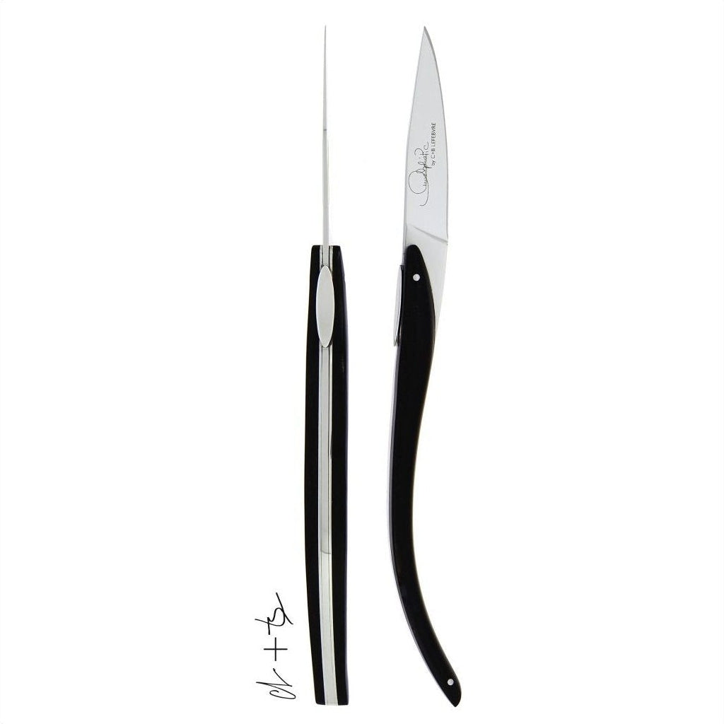 Forge de Laguiole André et Michel Bras Set of 4 Table Knives, Stainle