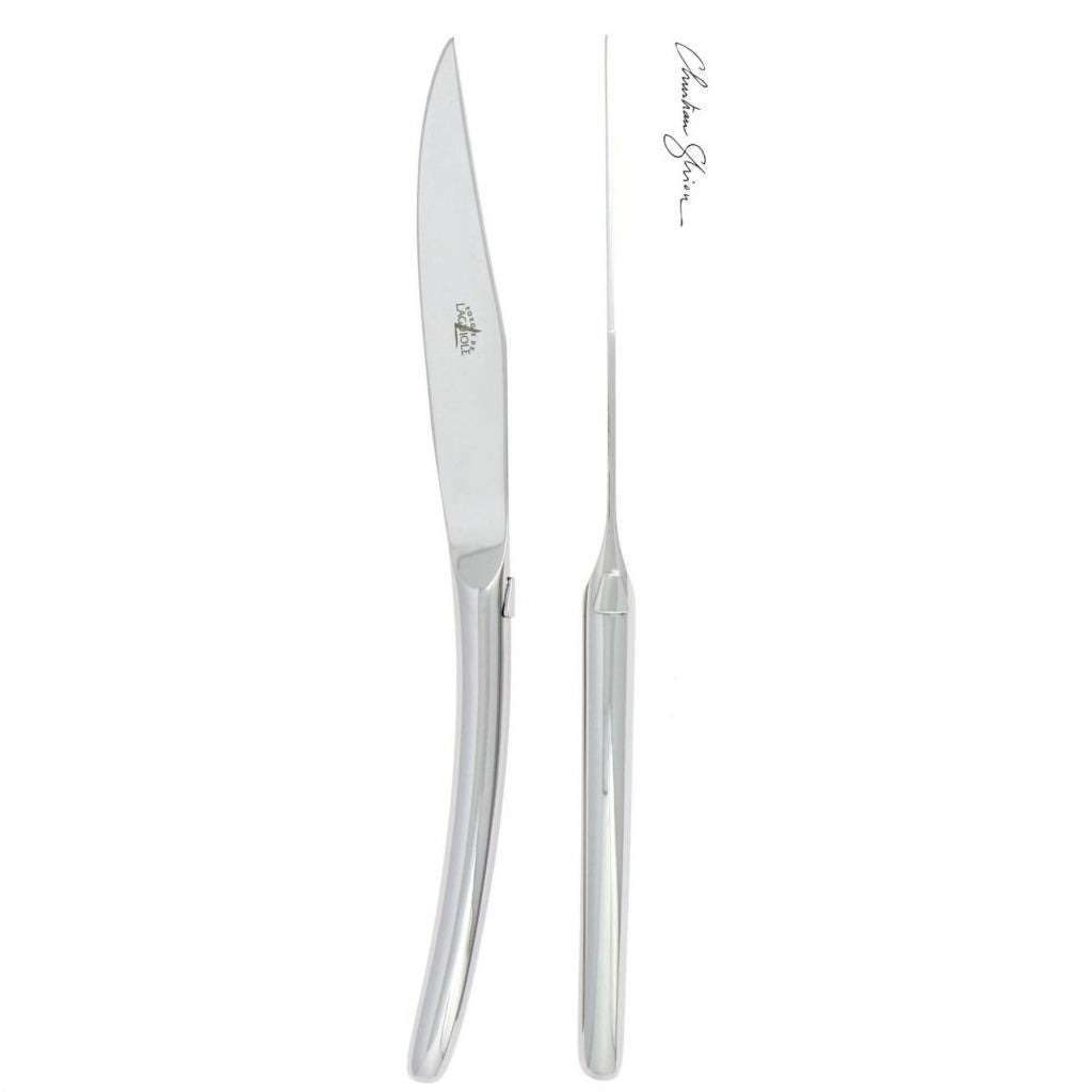Christian Ghion Set of 2 Stainless Steel Steak Knives