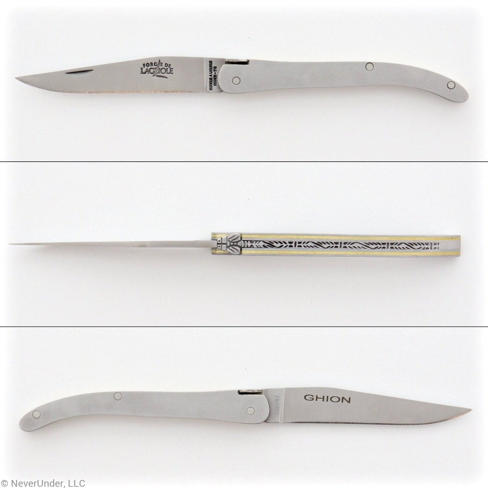 Folding Knife Christian Ghion – Flat - Couteau Pliant Christian Ghion –  Flat - Forge de Laguiole USA