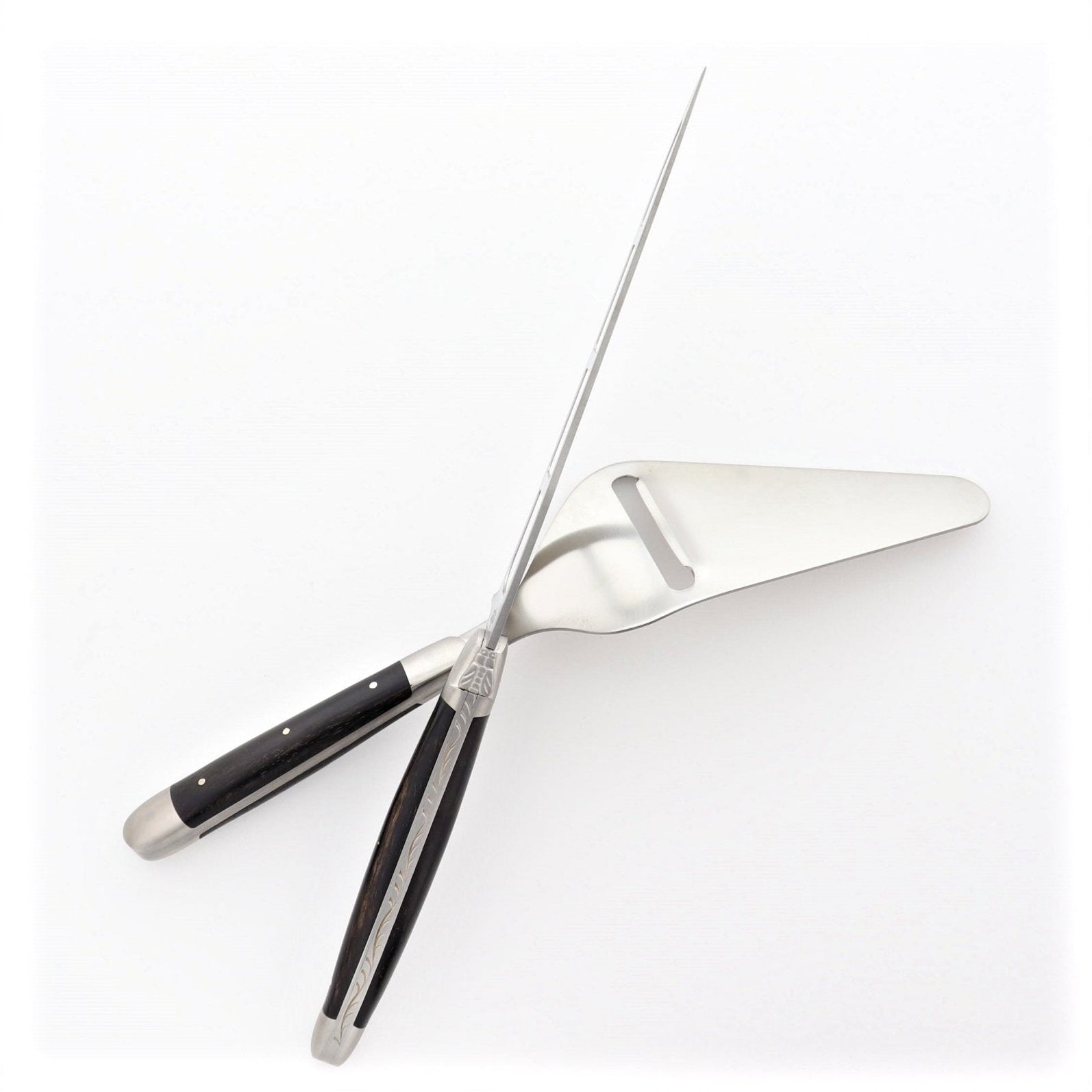 Laguiole Cheese Set "Barthélemy" - Ebony Handle - By Forge de Laguiole