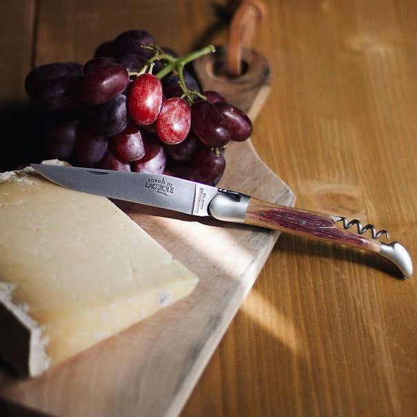 Forge de Laguiole 12 cm Picnic Knife Oak Barrel Wood