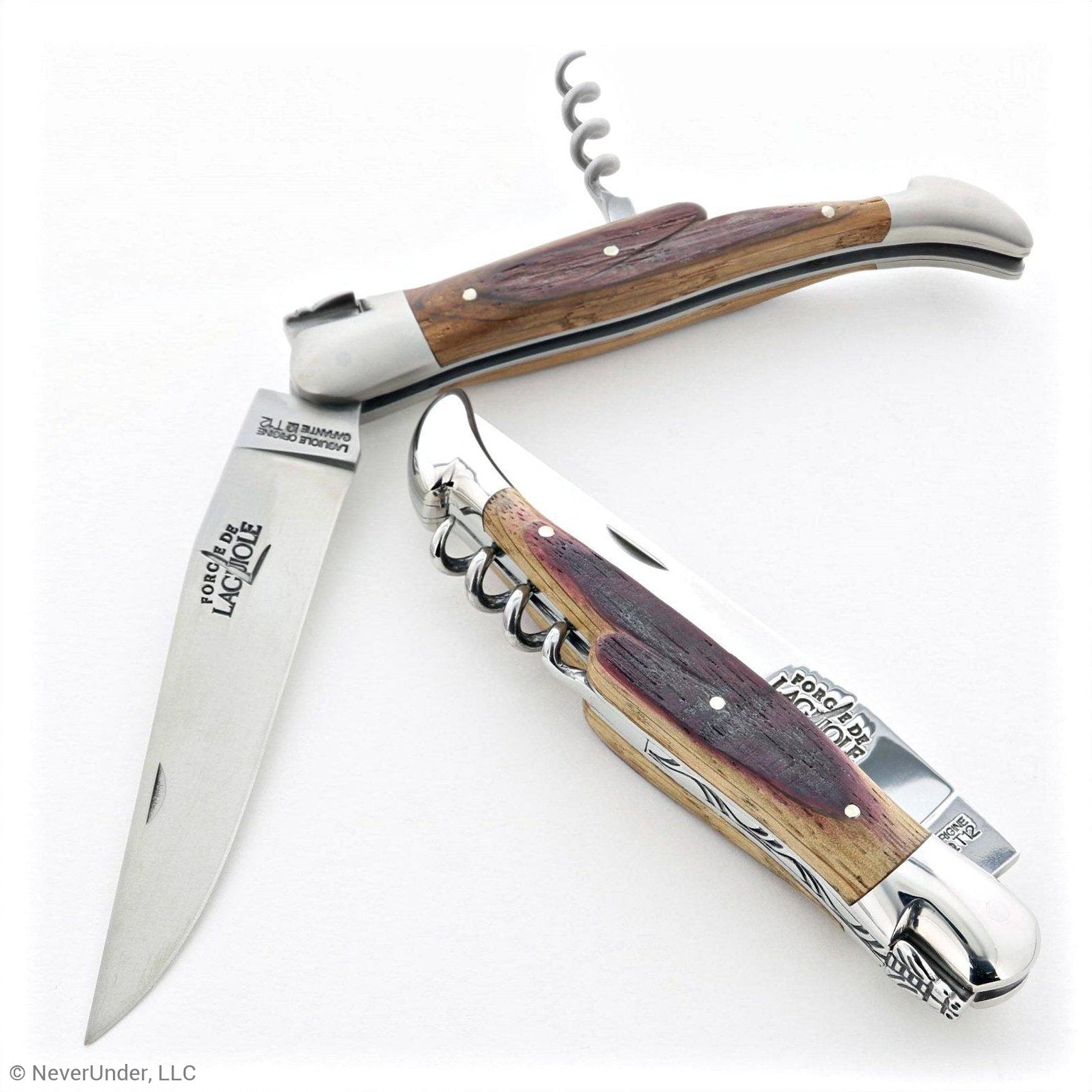 Forge de Laguiole 12 cm Picnic Knife Oak Barrel Wood