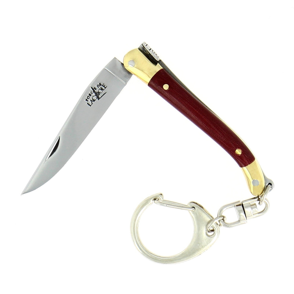 Forge de Laguiole 7 cm Fabric Series Burgundy
