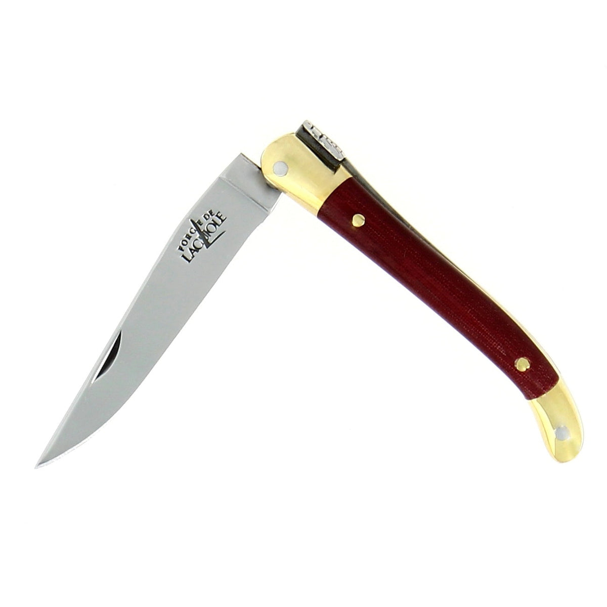 Forge de Laguiole 7 cm Fabric Series Burgundy