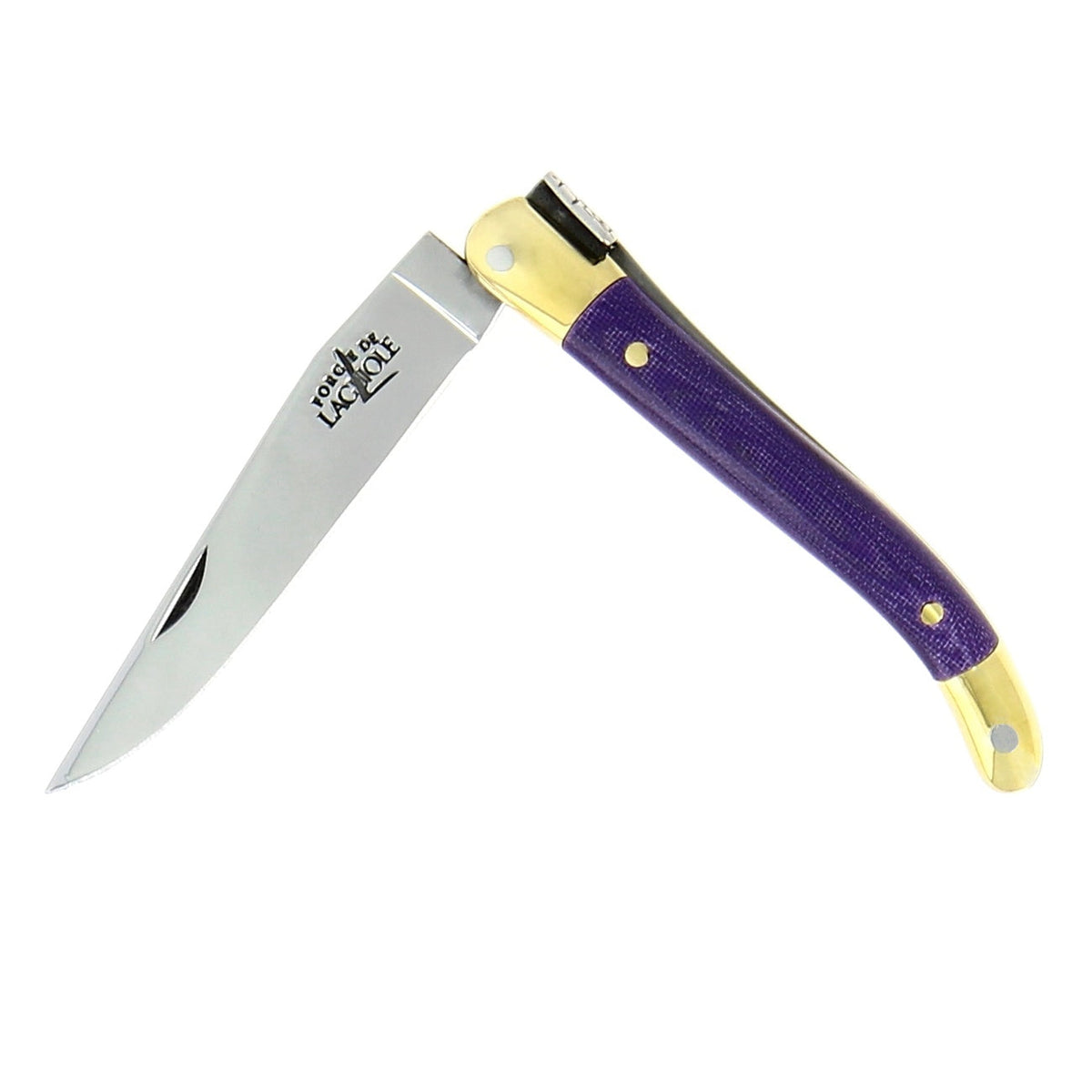 Forge de Laguiole 7 cm Fabric Series Purple