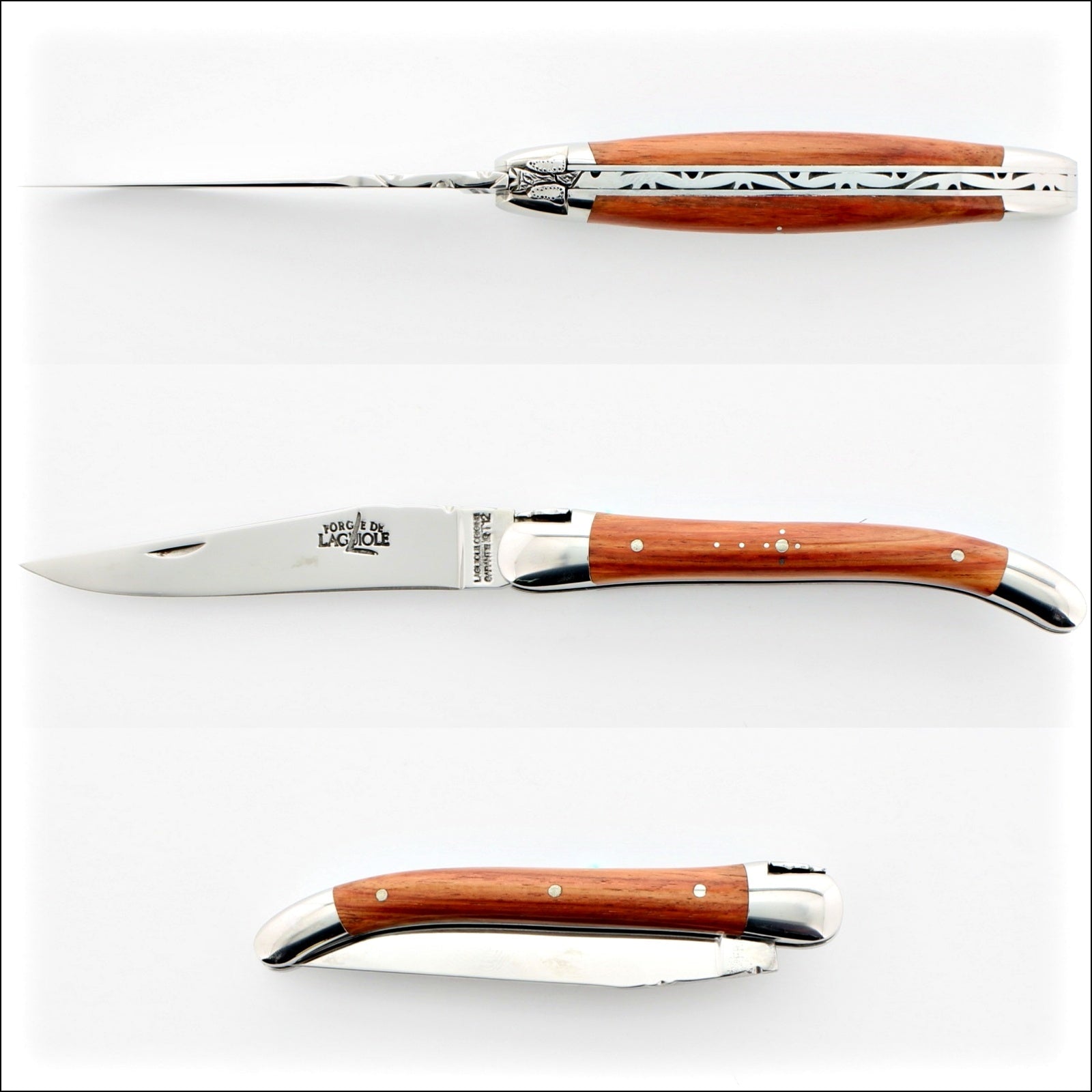 Forge de Laguiole Collection 9 cm Rosewood Mirror Polished