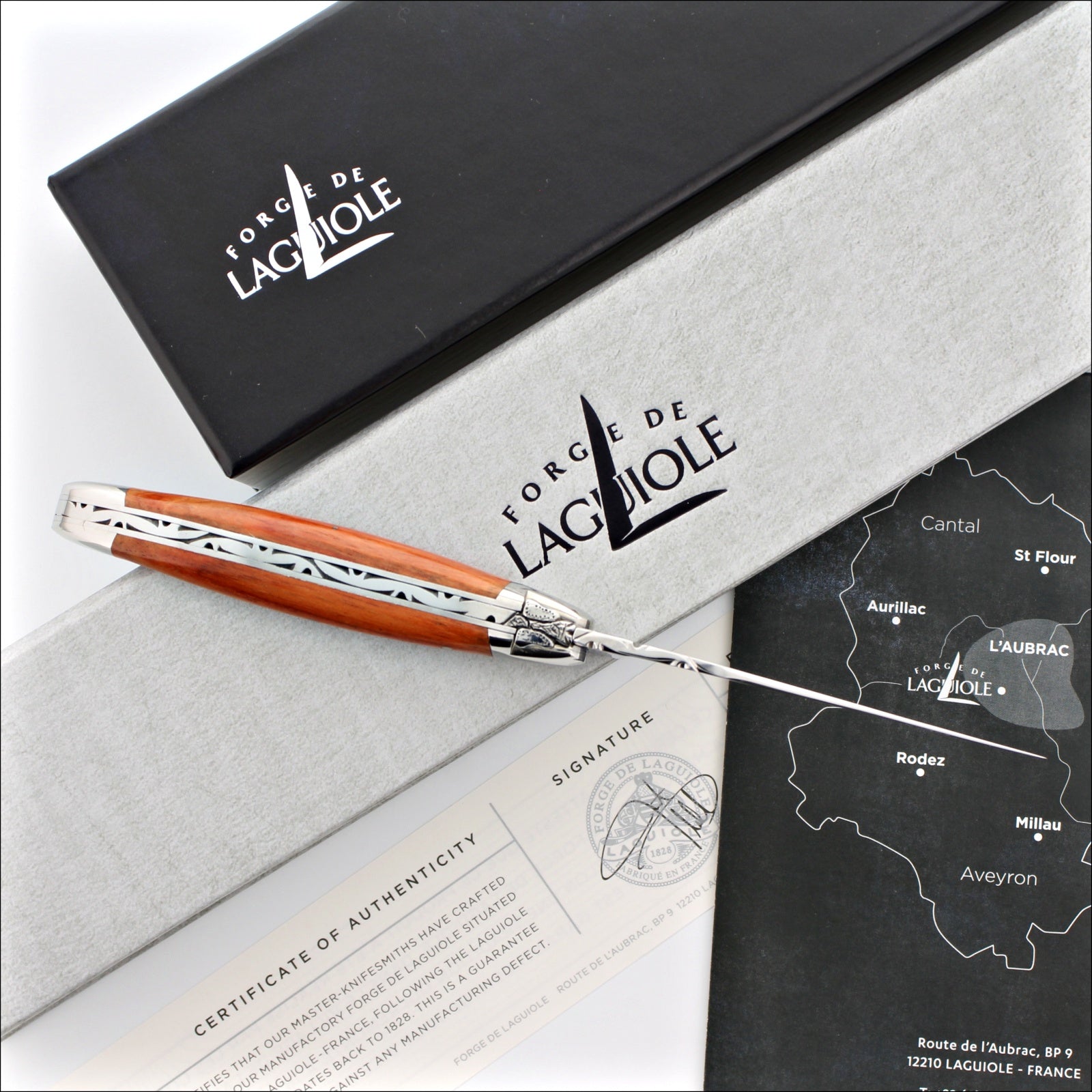 Forge de Laguiole Collection 9 cm Rosewood Mirror Polished