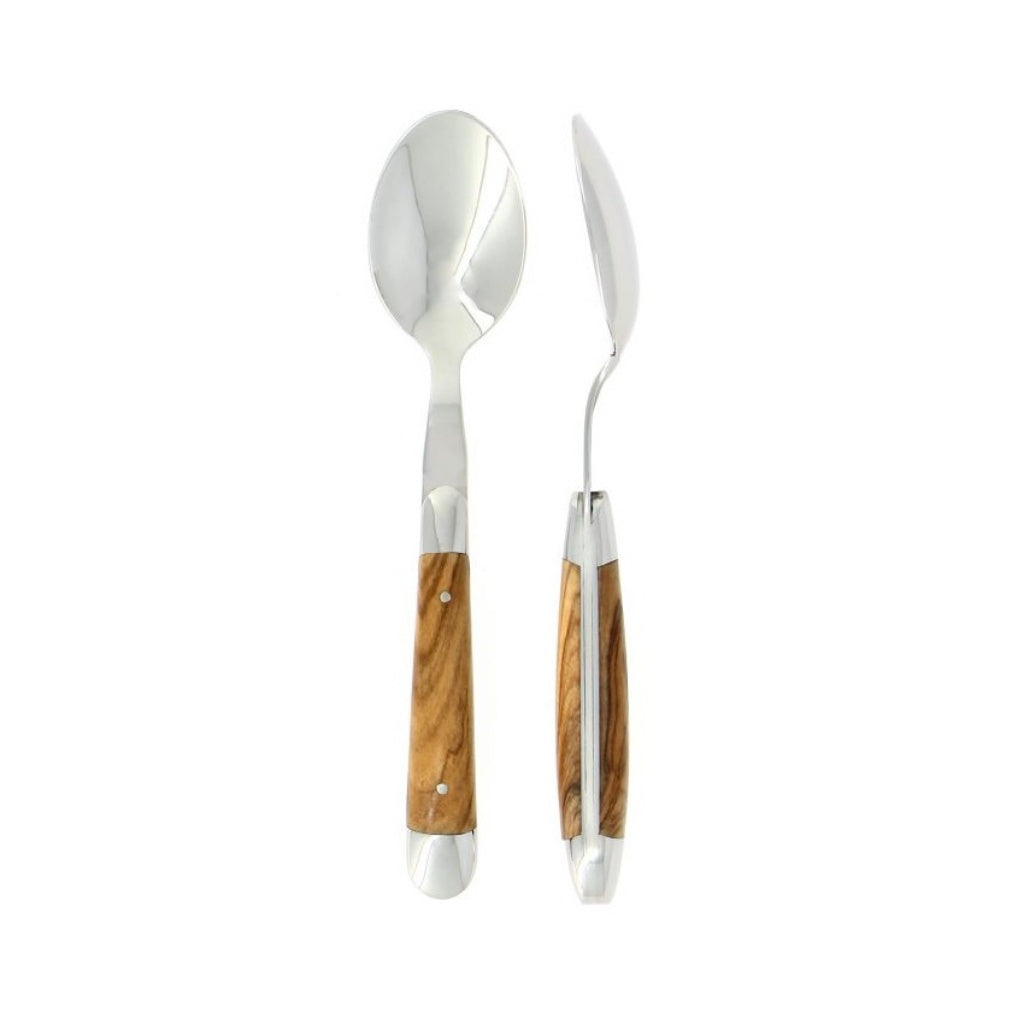 Forge de Laguiole Dessert Spoons Olive Shiny Finish