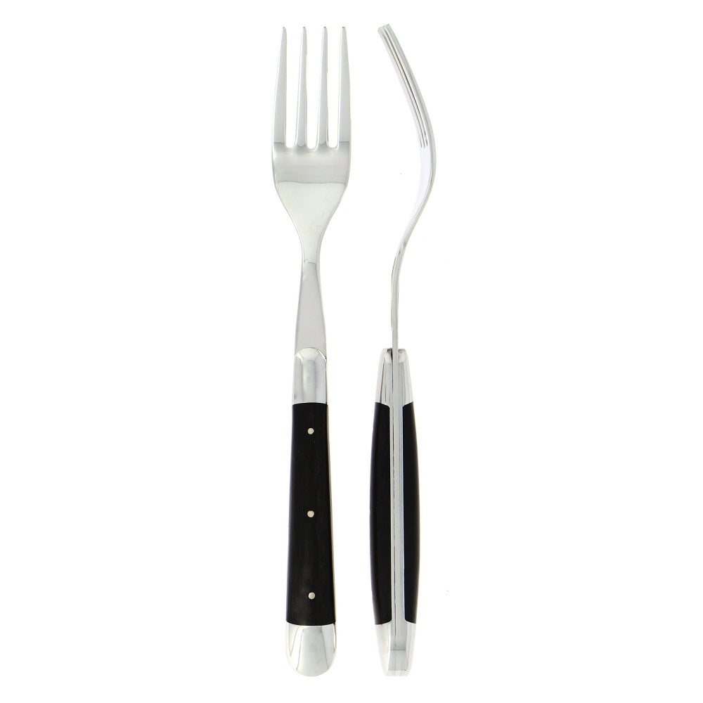 Forge de Laguiole Forks Ebony Shiny Finish
