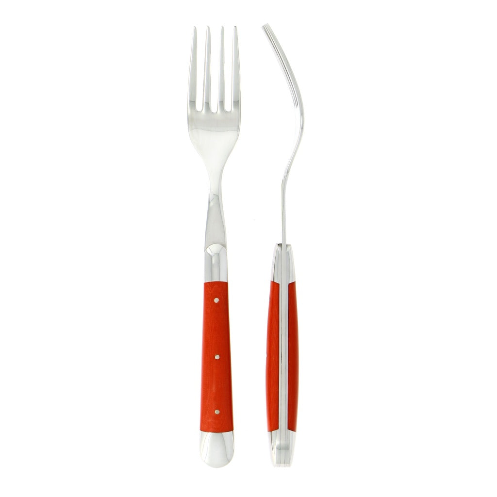 Forge de Laguiole Forks Fabric Series Orange