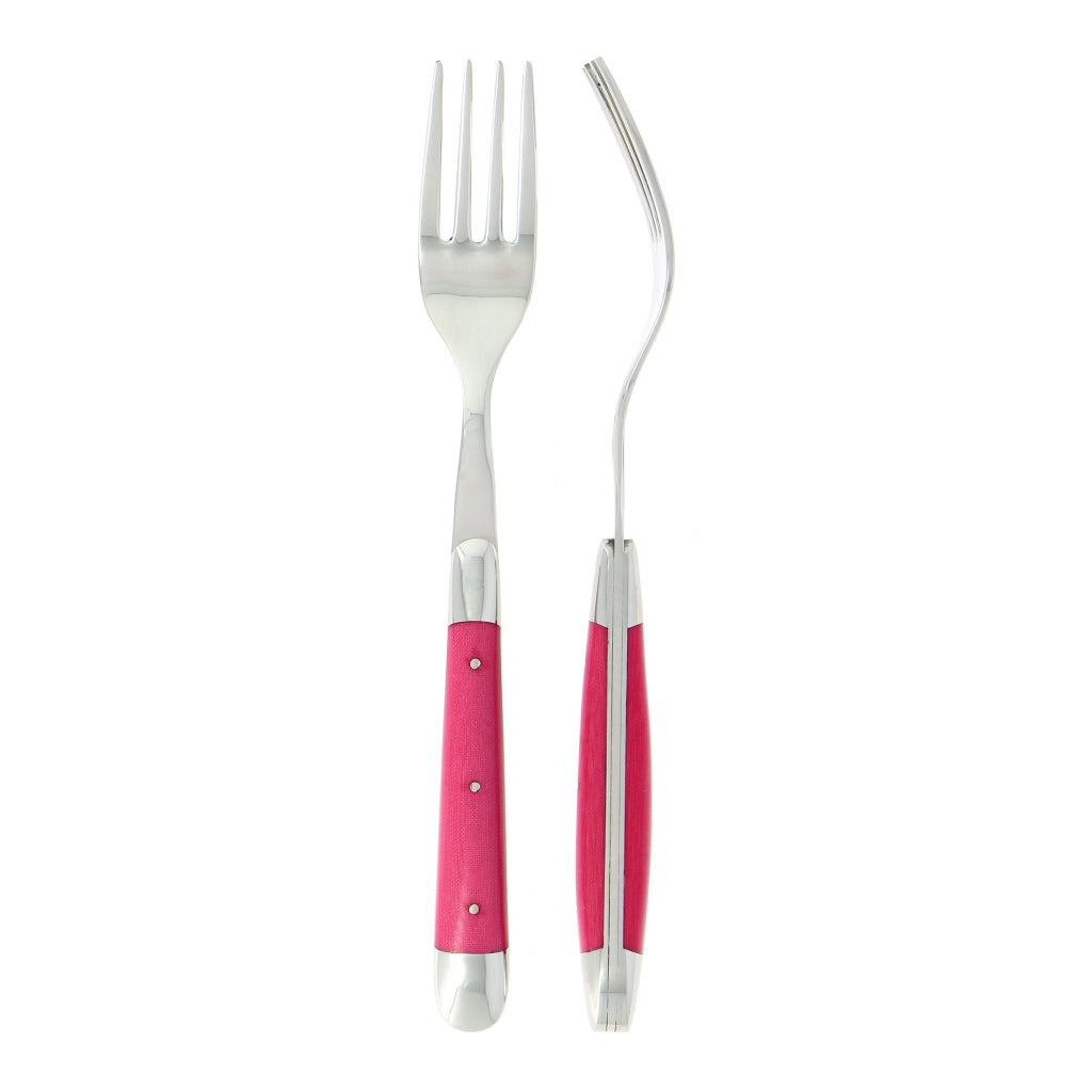 Forge de Laguiole Forks Fabric Series Pink