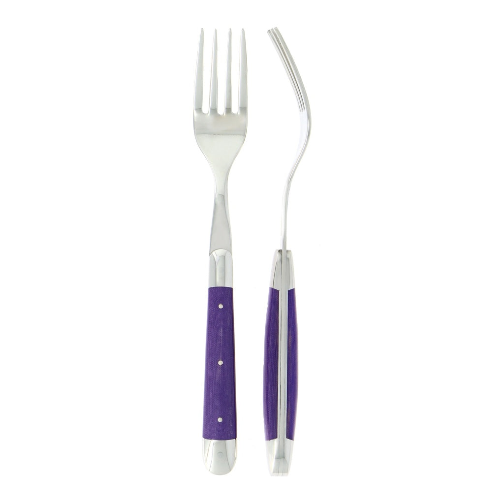 Forge de Laguiole Forks Fabric Series Violet