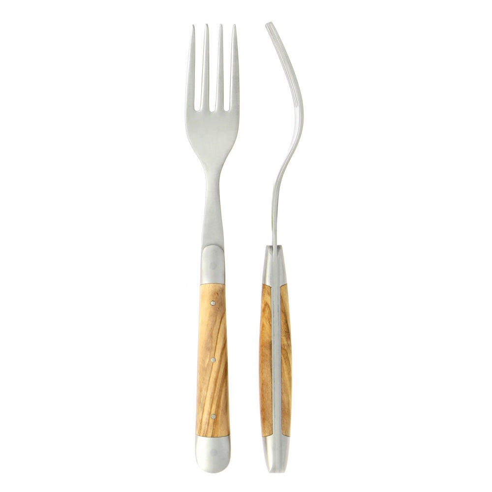 Forge de Laguiole Forks Olive Satin Finish