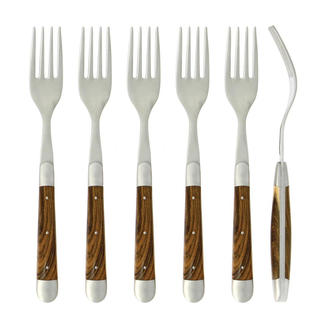 Forge de Laguiole Forks Pistachio Satin Finish