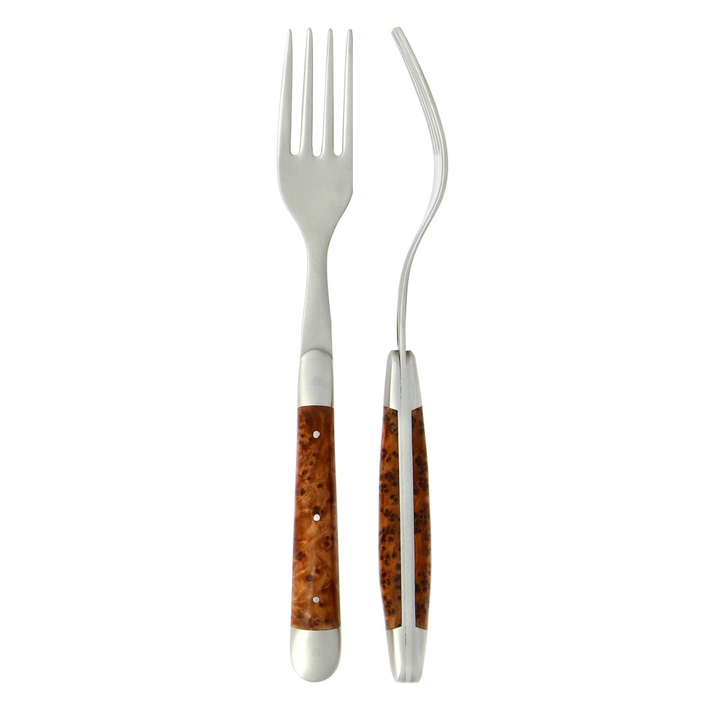 Forge de Laguiole Forks Thuya Satin Finish