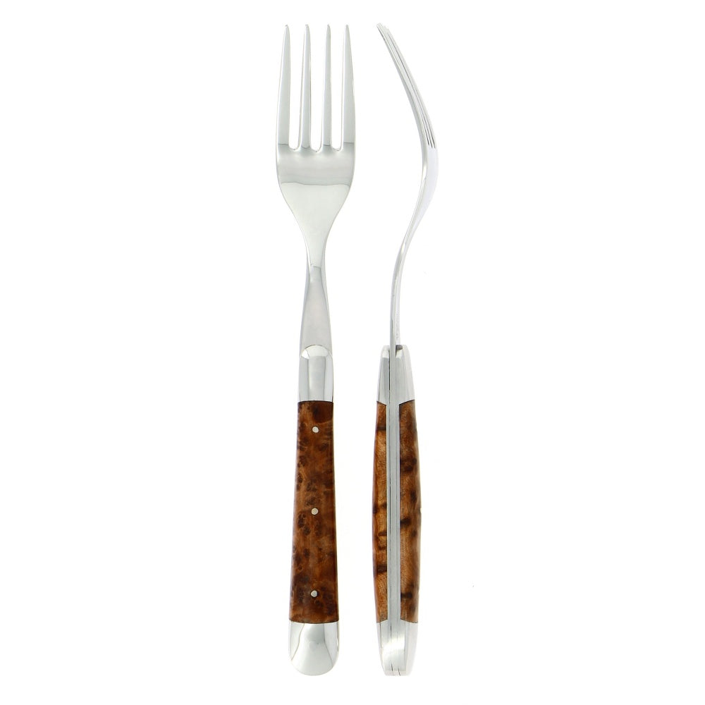 Forge de Laguiole Forks Thuya Shiny Finish
