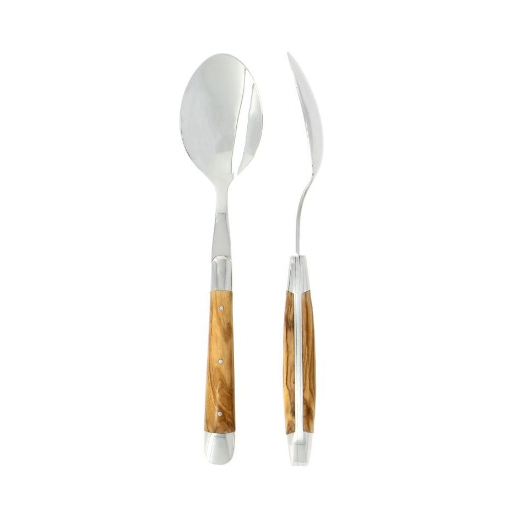 Forge de Laguiole Soup Spoons Olive Shiny Finish