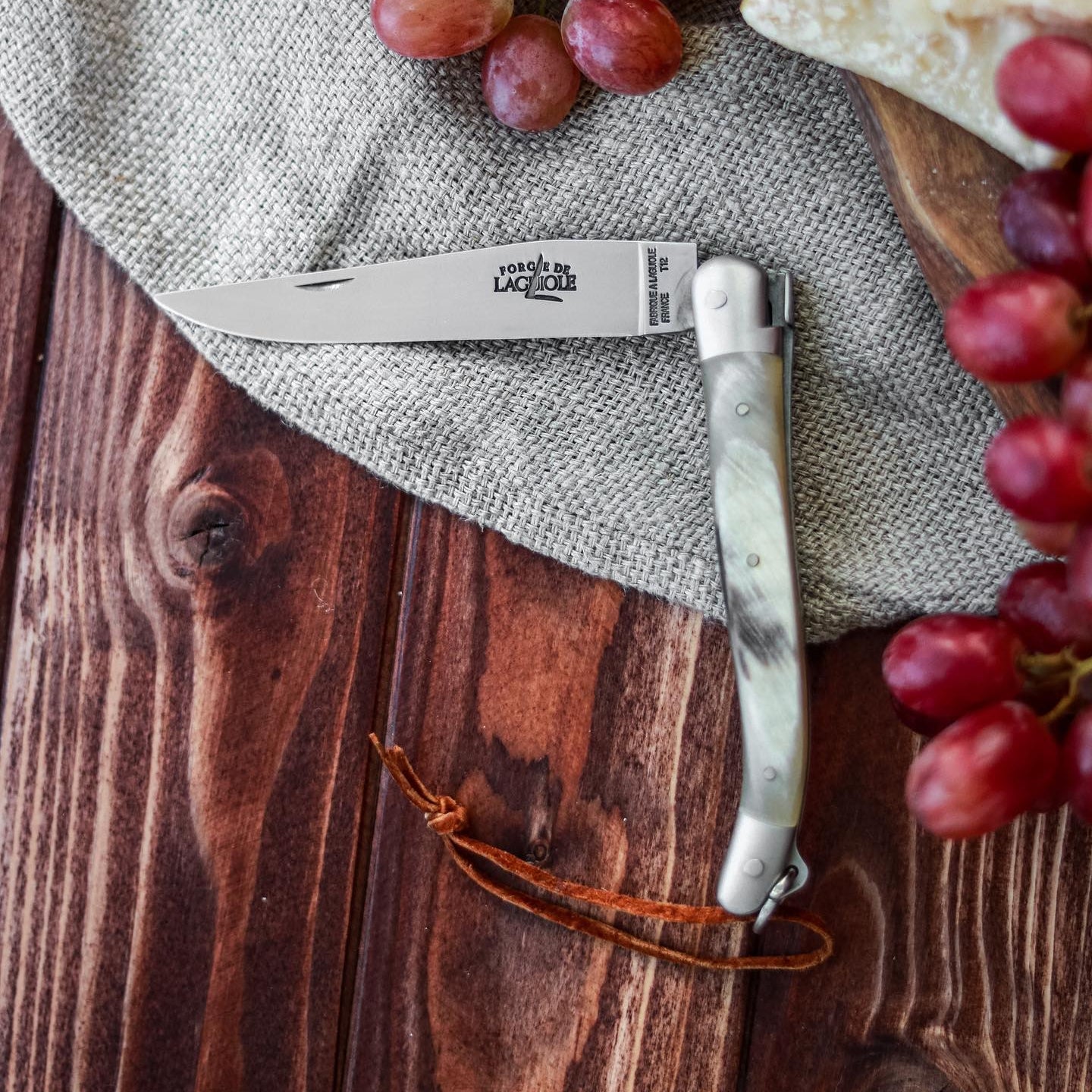 Forge de Laguiole 11 cm Aubrac Cattle Horn Tip