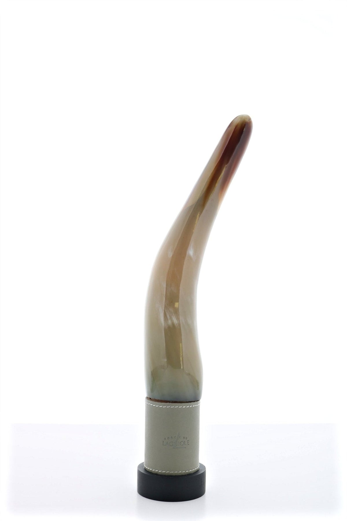Full Aubrac Cattle Horn Salt Mill - 12.75 Inches &quot;One-of-a-Kind&quot; #11