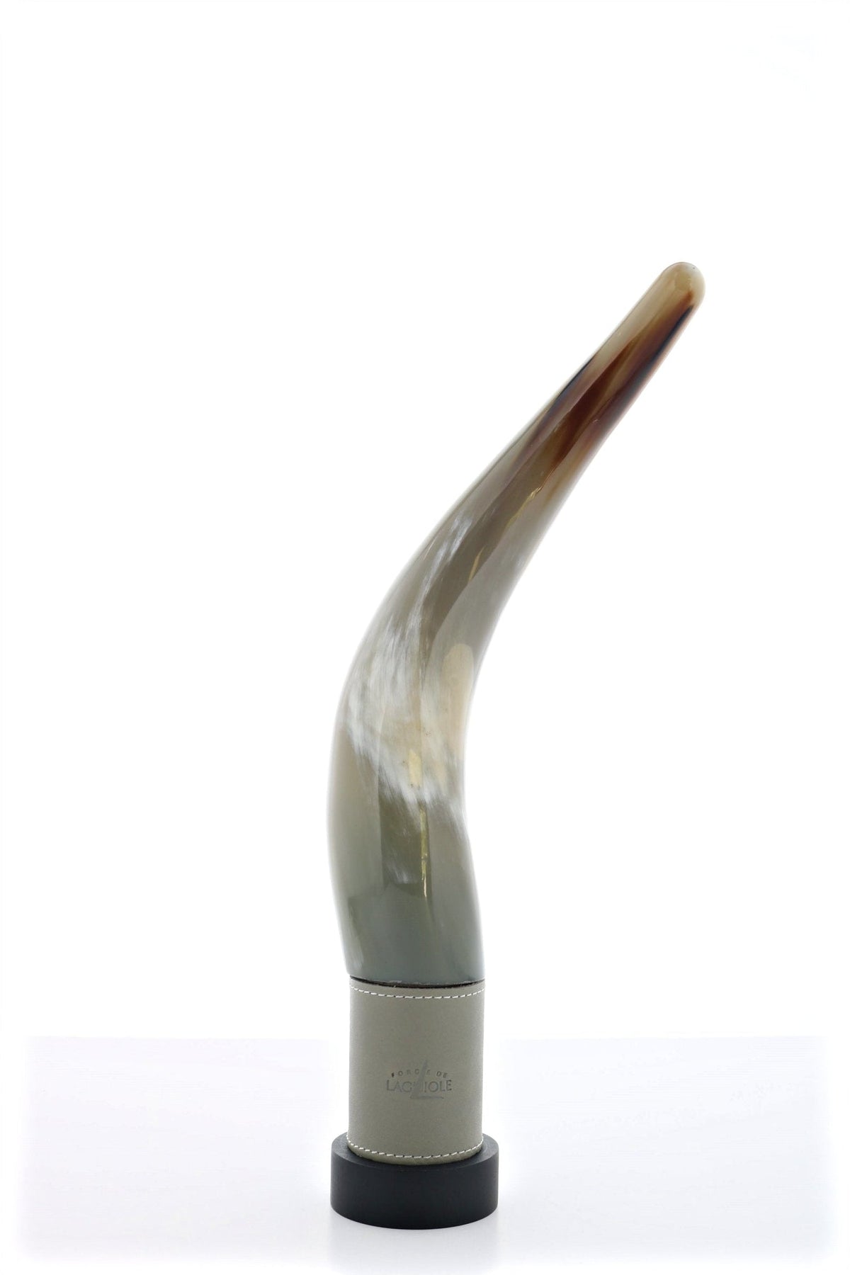 Full Aubrac Cattle Horn Salt Mill - 13 Inches &quot;One-of-a-Kind&quot; #12
