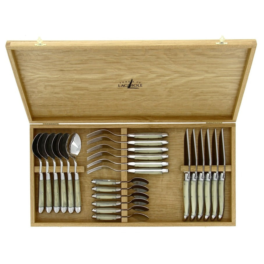 Laguiole 24 Piece Cutlery Set Opalescence