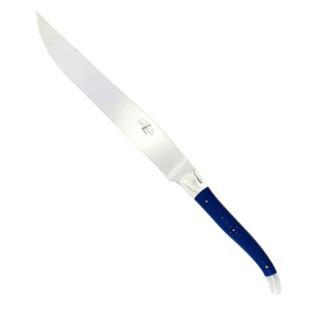 Laguiole Bread Knife Fabric Series Blue