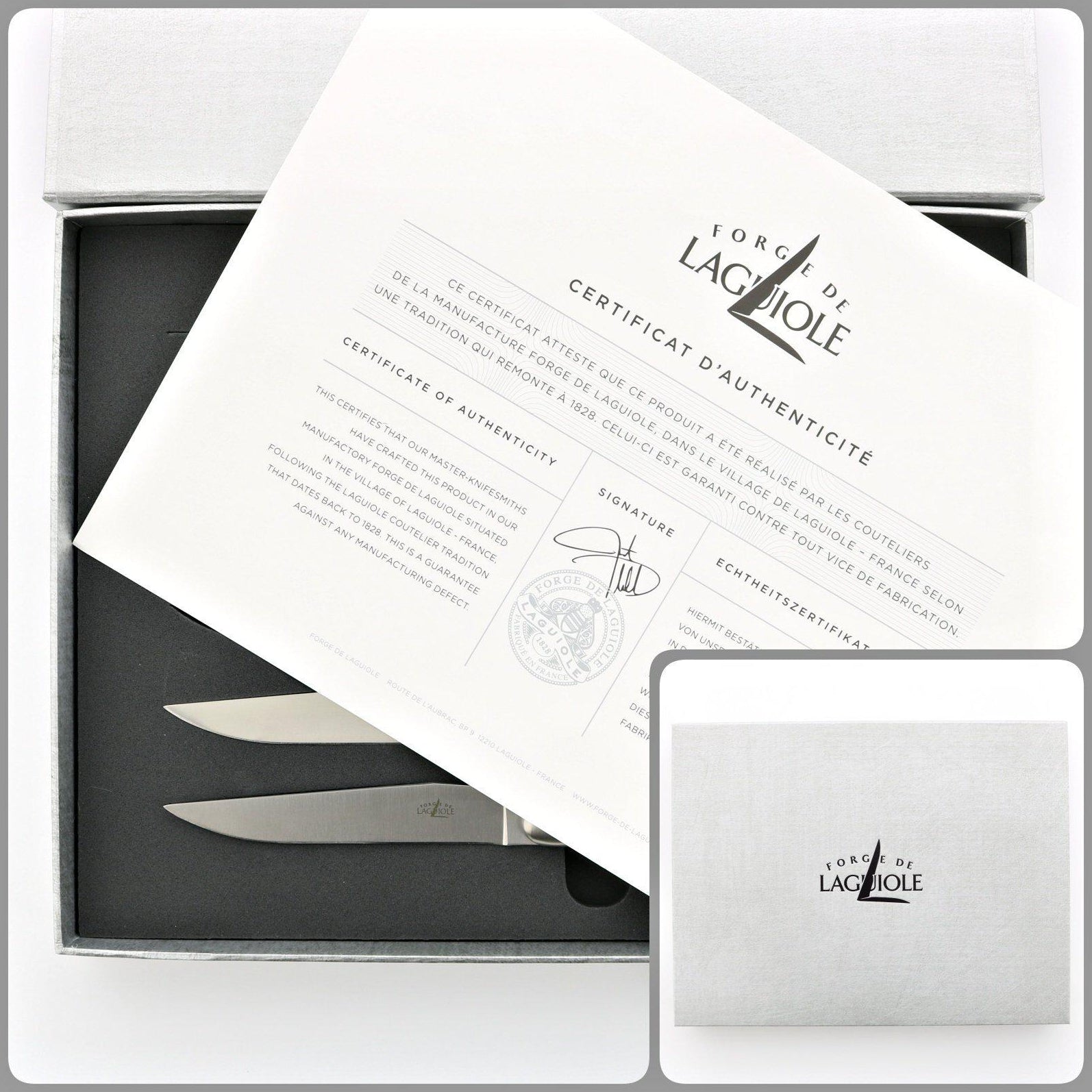 Laguiole Steak Knives 6pc set Mont-Saint Michel - LIMITED EDITION