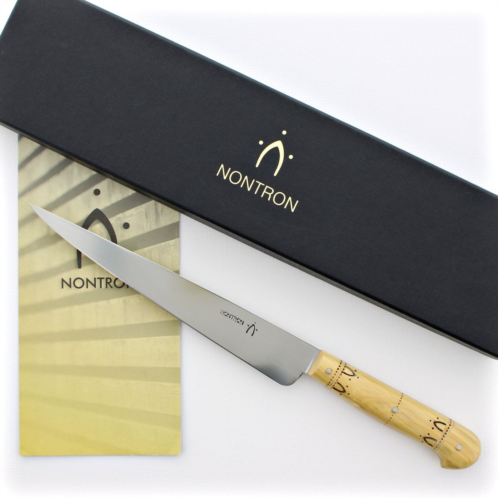 Nontron 8" Carving Knife Boxwood Handle