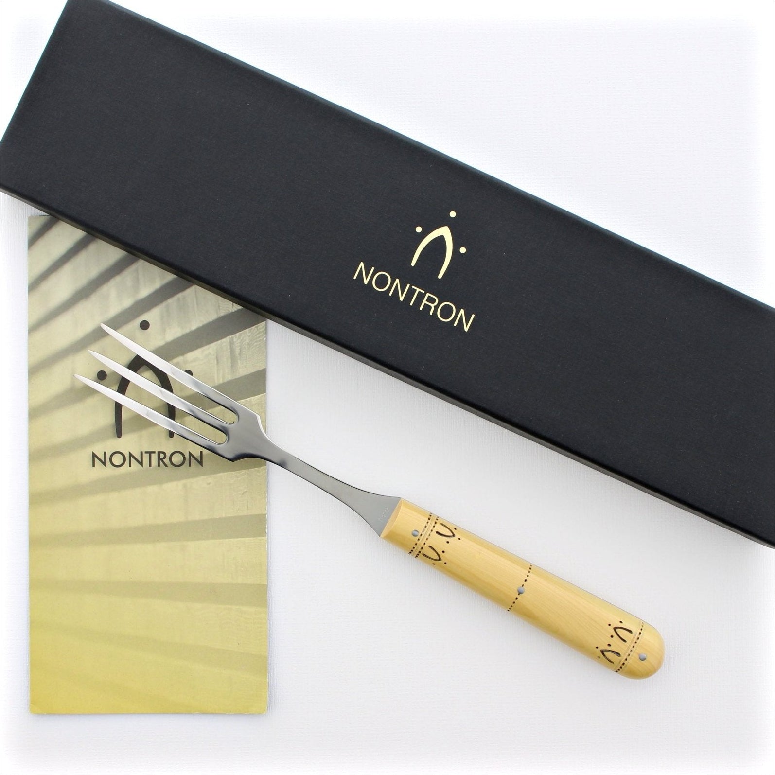 Nontron Carving Fork Boxwood Handle