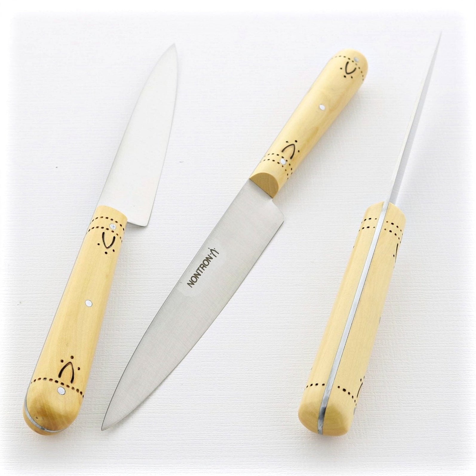 Nontron Paring Kitchen Knife N°12 Boxwood Handle