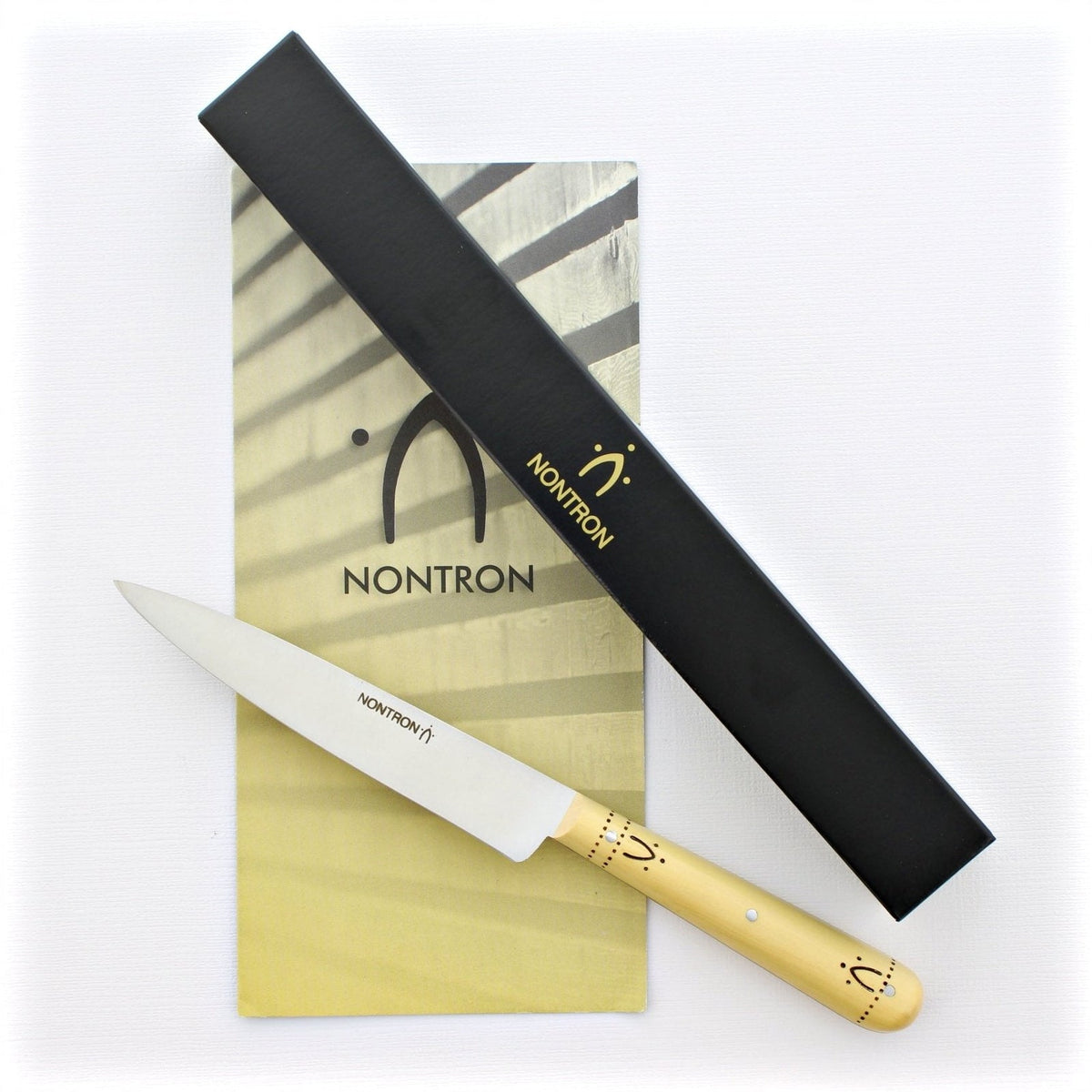 Nontron Paring Kitchen Knife N°12 Boxwood Handle